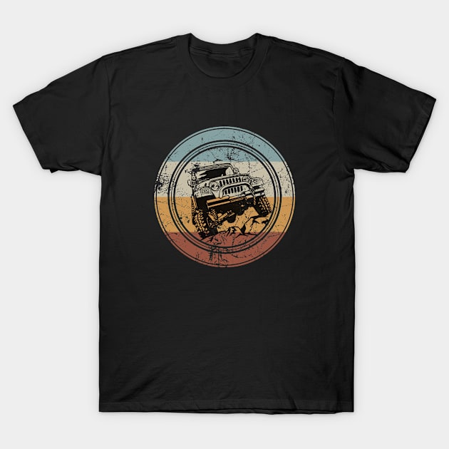 Offroad Vehicle I Vintage Retro Off Road Outdoor Adventure T-Shirt by az_Designs